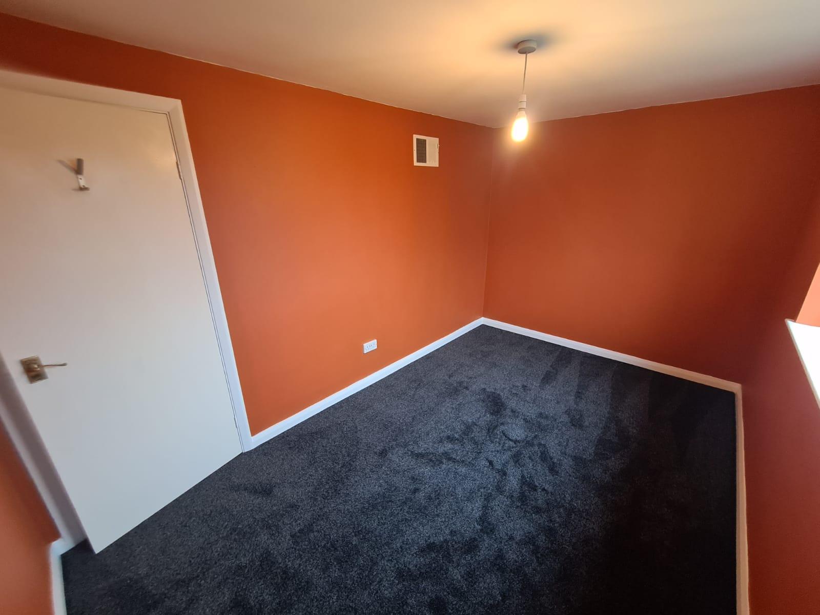 Bedroom painted & decorated